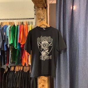 Vintage Raidernation Black Graphic T-shirt